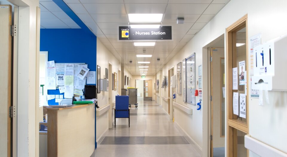 Efficient LED lighting for the Connolly Hospital in Dublin